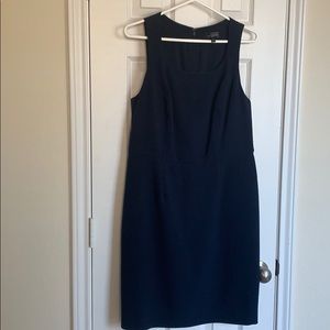 The Limited 10 Navy Sleevess Sheath Dress